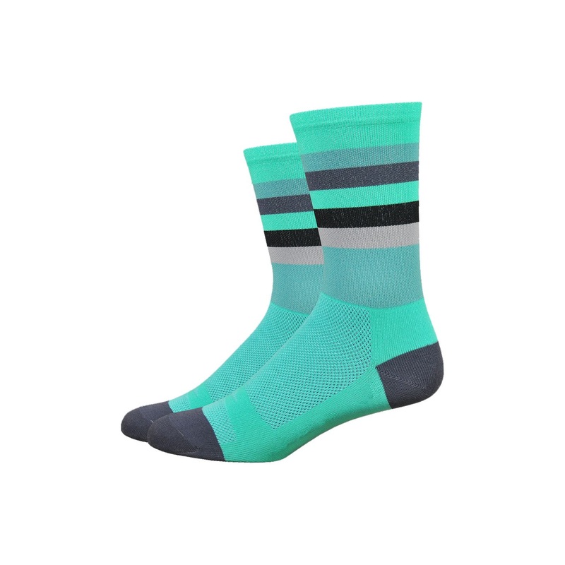 DeFeet Aireator 6″ Socks Maverick Celeste/Graphite M Pair