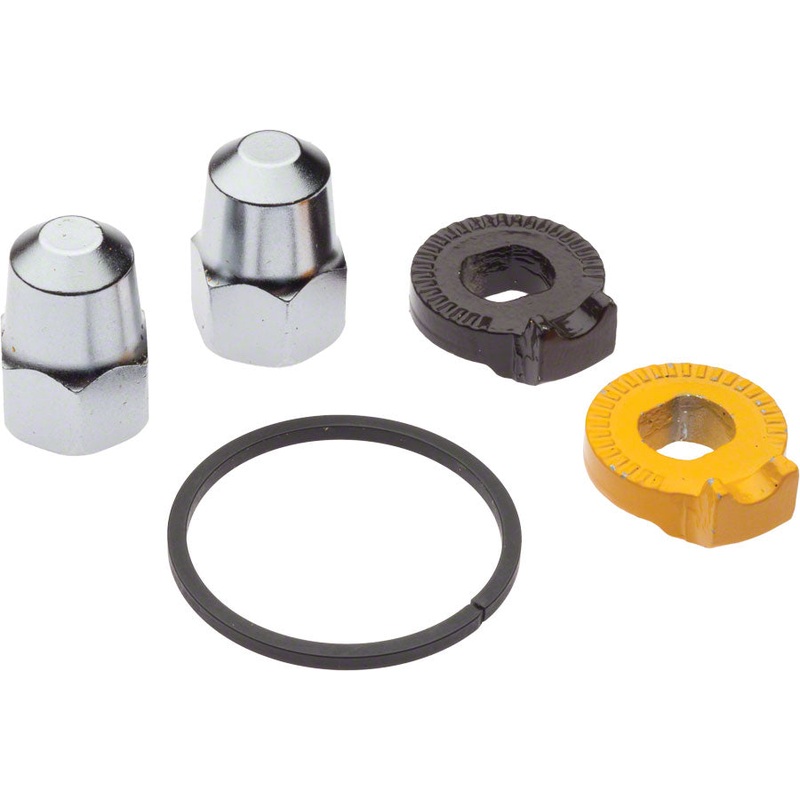 Shimano Alfine and Nexus, Rear Hub Nuts, Cog Snap Ring and Non-Turn Washers for 20deg Horizontal Dropouts