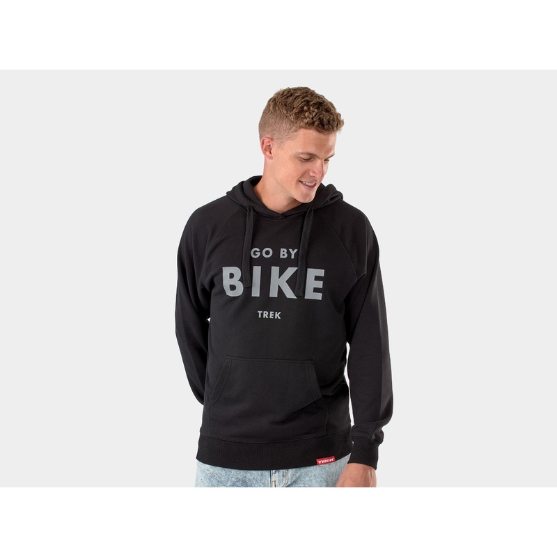 Shirt Trek Go By Bike Hoodie Small Black