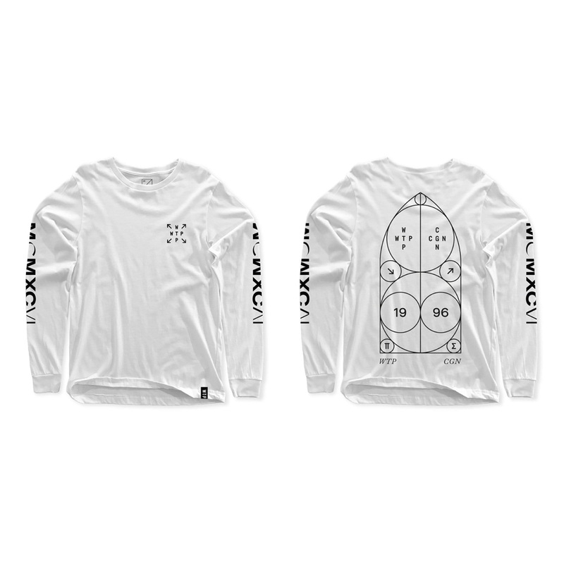 We The People Architect Bullet Longsleeve T-shirt White