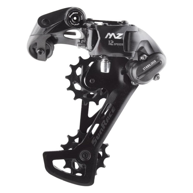 Sunrace RDMZ600 12sp Rear Derailleur Med Cage w/Bolt Black