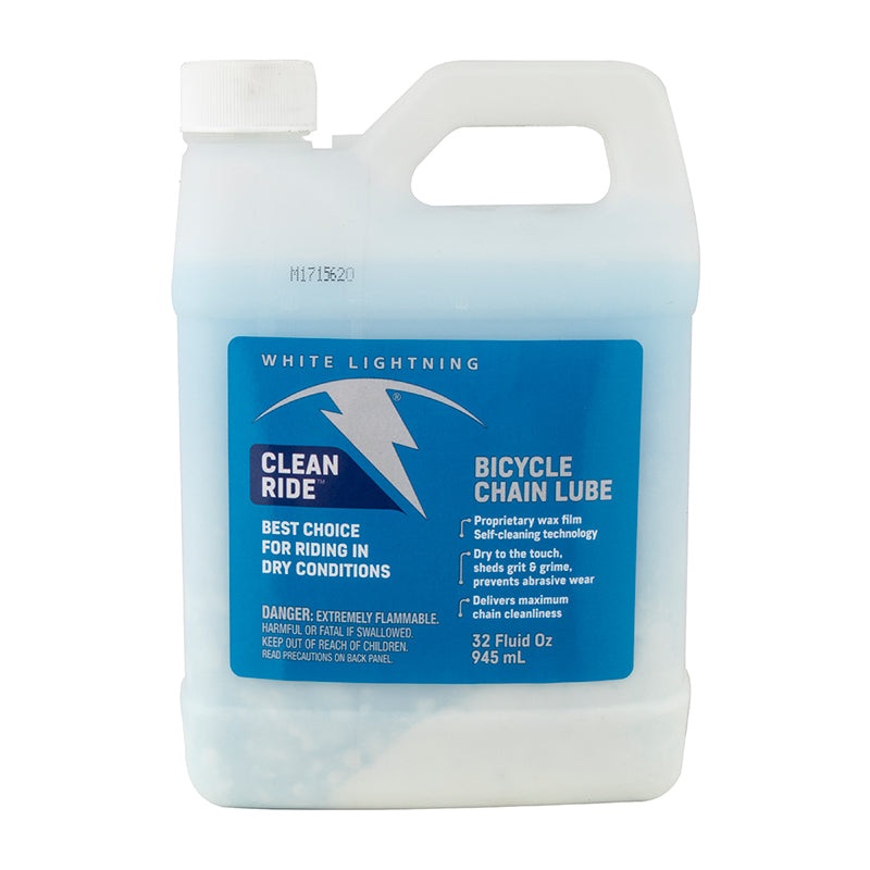 White Lightning Clean Ride Bike Chain Wax Lube – 32oz Bulk