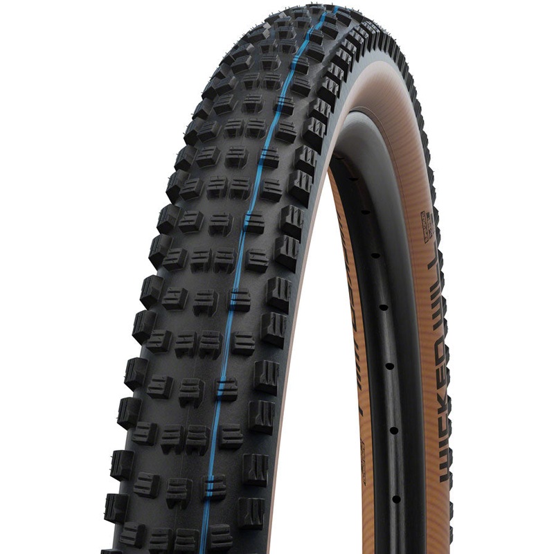 Schwalbe Wicked Will Tire – 29 x 2.25 Tubeless Folding BLK/Transparent Evolution Line Super Race Addix SpeedGrip