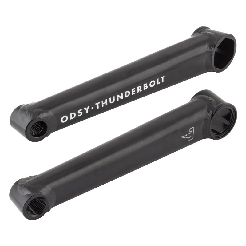 Thunderbolt Crankset – 165mm Left Hand Drive Rust Proof Black