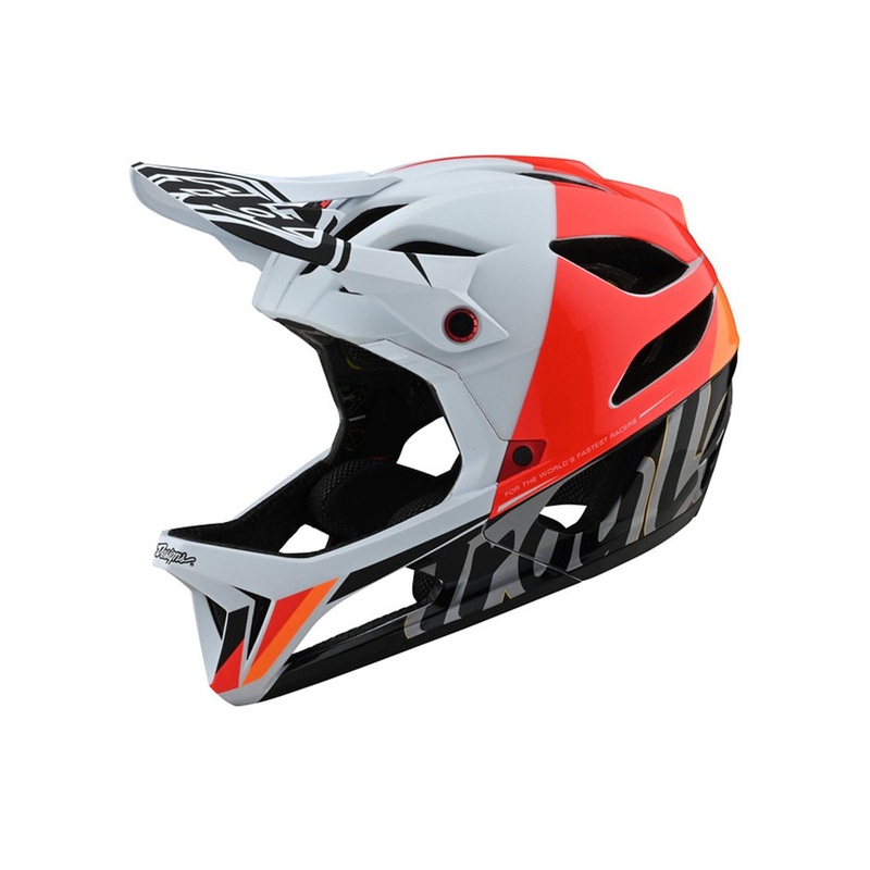 Troy Lee Designs Stage MIPS Full Face Helmet – Nova – White – 2021