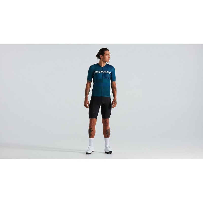 Specialized sl+ logo stripe jersey ss men navy blue xs