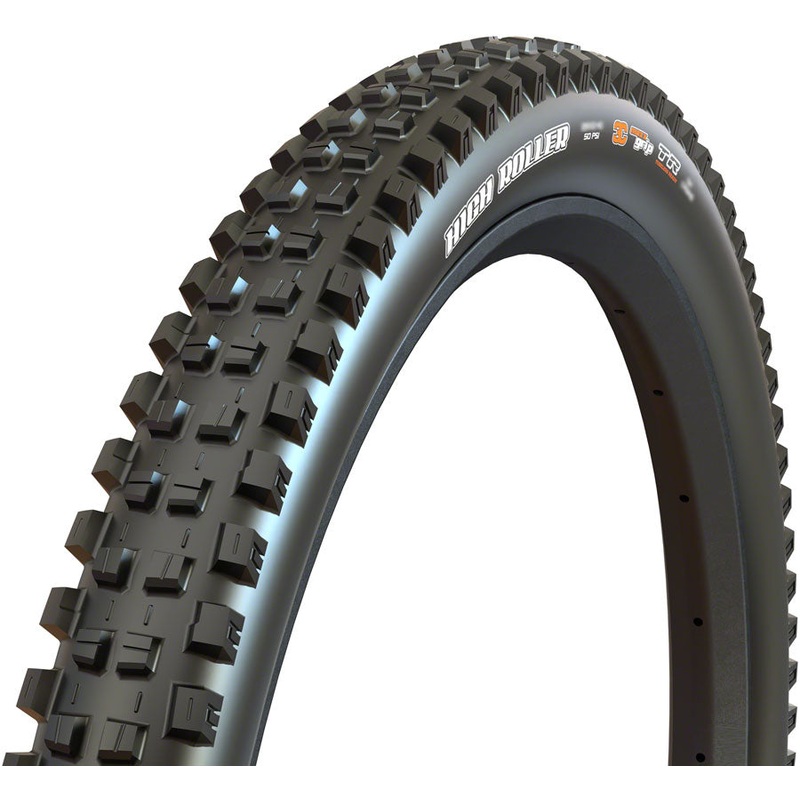 Maxxis High Roller III Tire – 29 x 2.4, Tubeless, Folding, Black, 3C MaxxGrip, DD