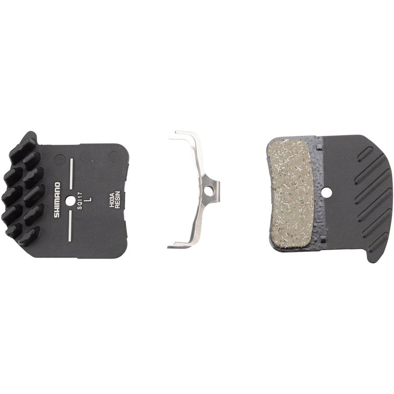 Shimano H03A-RF Disc Brake Pad Spring – Resin Compound Finned Alloy Back Plate One Pair