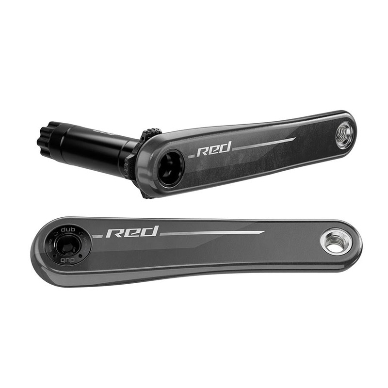 SRAM RED Crank Arm Assembly – 175mm 12-Speed 8-Bolt Direct Mount DUB Spindle Interface Natural Carbon E1