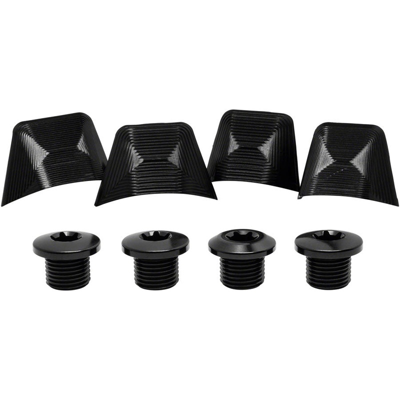 absoluteBLACK Crank Bolts and Covers – For Ultegra 6800 Cranks Black