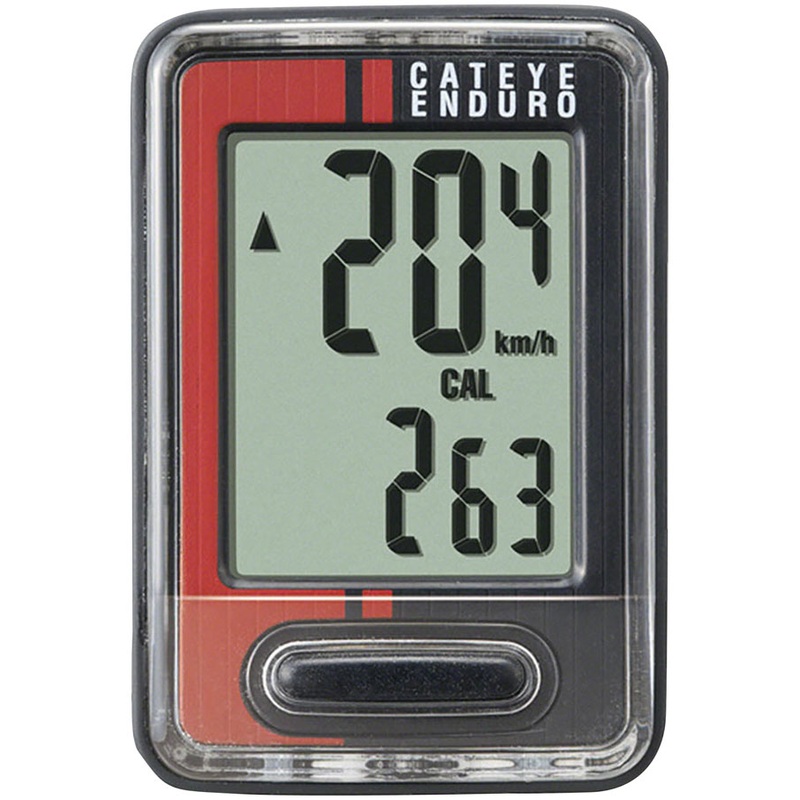 Cateye Enduro Wired Computer – Black/Red