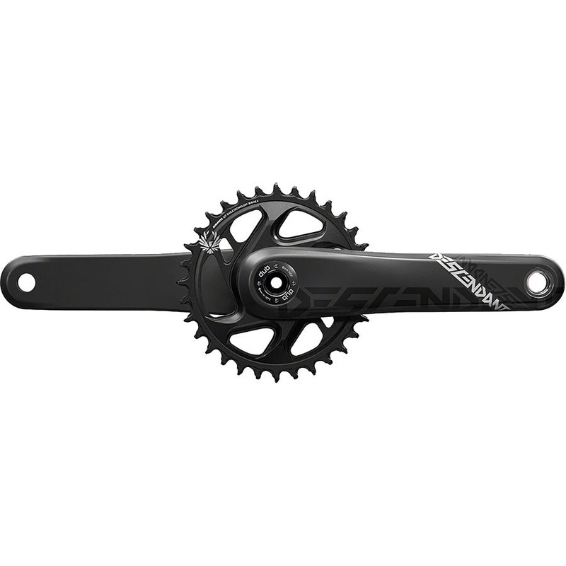 TruVativ Descendant Carbon Eagle Crankset – 175mm, 12-Speed, 32t, Direct Mount, DUB Spindle Interface, Black