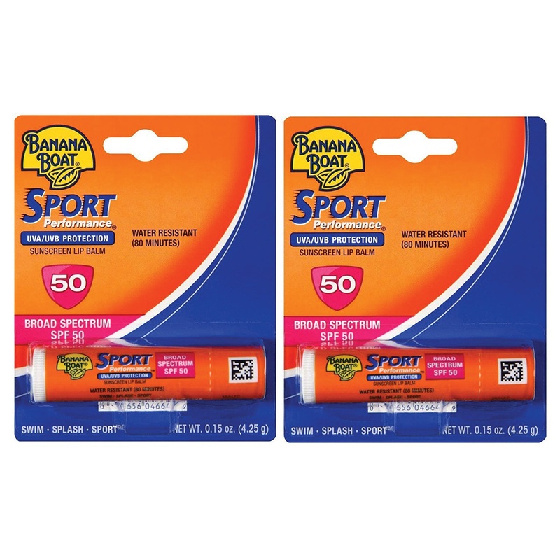 Banana Boat Sport Ultra Lip Balm 50 SPF – Pack of 2