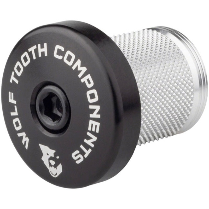 Compression Plug with Integrated Spacer Stem Cap Black