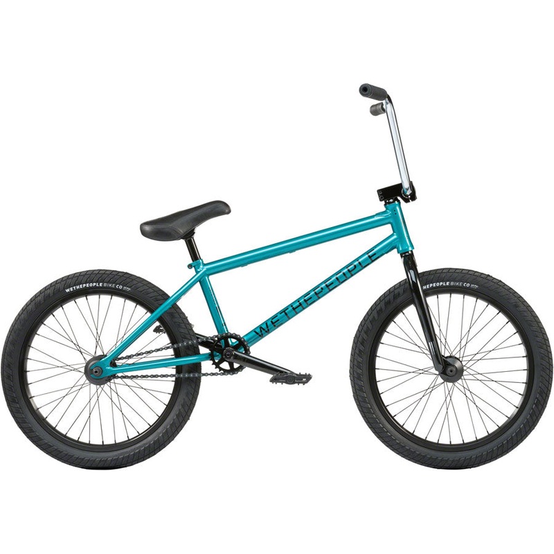 We The People Crysis BMX Bike – 20.5″ TT Midnight Green